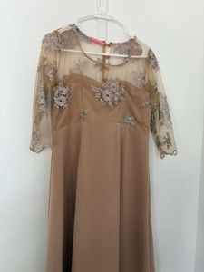 Elegant Blush Midi Dress