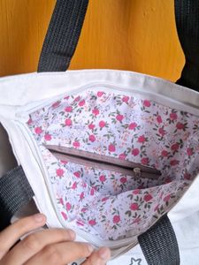 White Tote Bag