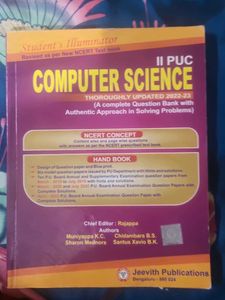II PUC Computer Science Book