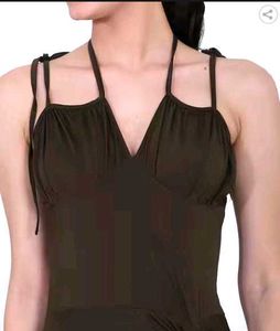 💫 Ruched Tie-Up Party Midi Dress