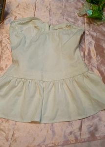 Chic Corset Peplum Top