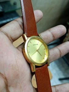 Sonata Gold Watch