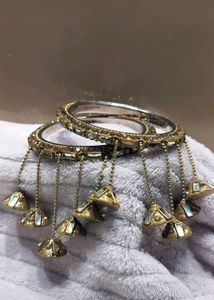 Golden 2 Bangles Set
