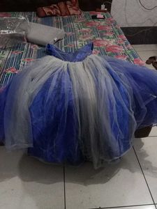 Cute Blue Party Dress