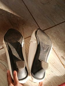 Elegant White Heels Korean