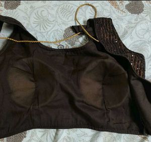 Partywear Sequence padded blouse