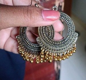 Gold Tone Dangle Earrings