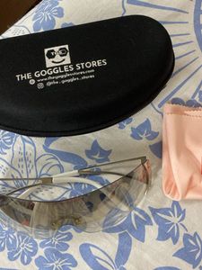 Stylish Silver Shield Sunglasses