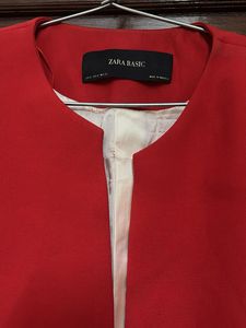 Zara Basic Red Blazer