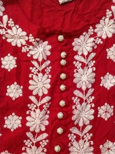 Beautiful ❤️ Red Anarkali Kurta.