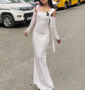 Elegant White Maxi Dress