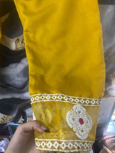 Mustard Kurta Set For Women
