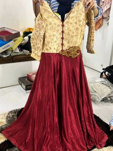 Ethnic Gown Dress For 13 To 15 Years Old