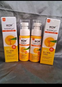 WOW Sunscreen Gel SPF 55