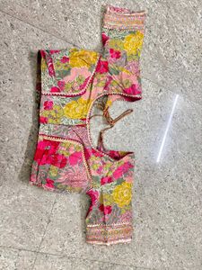 ethnic lehenga choli with blouse