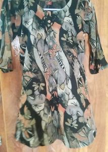 Short printed kurti