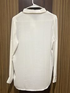 White Button-Down Blouse