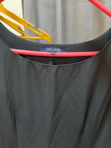 Black &amp; Red Colorblock Dress
