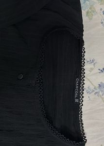 Elegant Black Button-Down Top