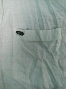 New White Pure Cotton Shirt Size-M