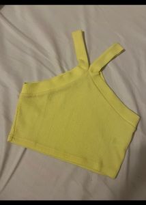 Warm Yellow Crop Top
