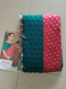 Saree Chikankari Blouse Design