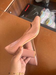 Pink Block Heels