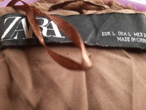 Viral Zara Faux Fur Brown Coat