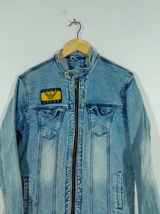 Light Blue Denim Jacket For Men&#39;s