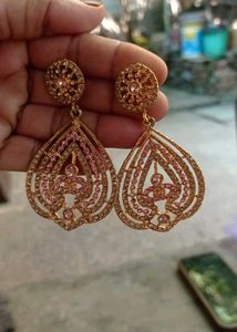 Elegant Pink &amp; Gold Choker