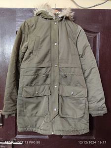 Olive Green Winter Coat