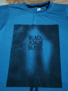 Blue Black Colored Full Sleeve T Shirt