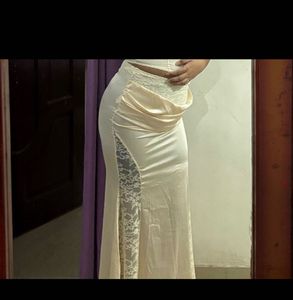Cream Lace Skirt (NO COINS❌)