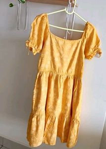 Cotton knee length dress, S