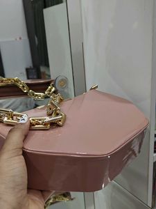 Chic Clutch with Chain Detail