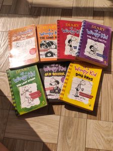 7 bokk COMBO -DIARY OF A WIMPY KIDS