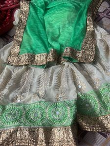 Elegant Embroidered Saree