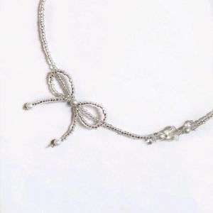 Pinterest Coquette Bow Necklace