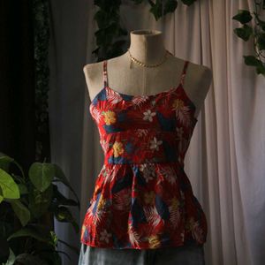 Floral Print Cami Top
