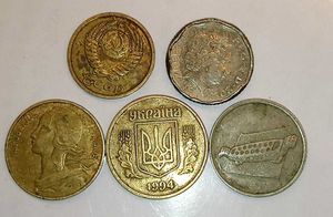 Rare Old Foreign Coins Set (5 Pcs)