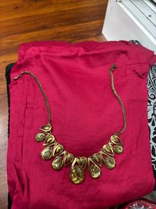 Neck piece Copper Color With Large Stones