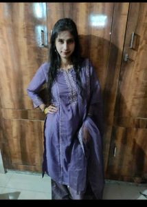Elegant Purple Kurta Set