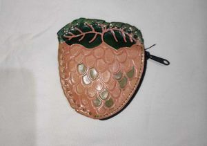 Strawberry Shaped coins Pouch Cute