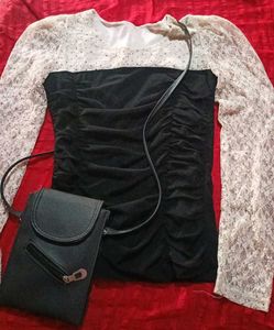 Lace Sleeve Top