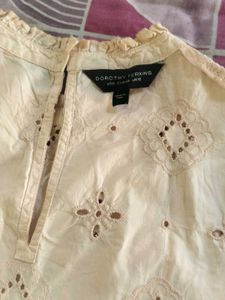 Cute chikenkarry peach colour top