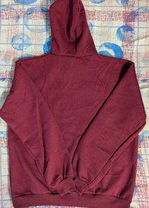 Men Maroon Hoodie/ Sweatshirt