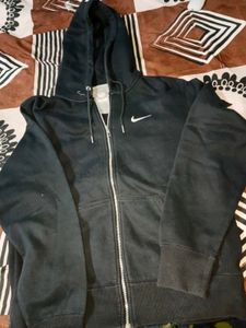 Nike Black Zip-Up Hoodie