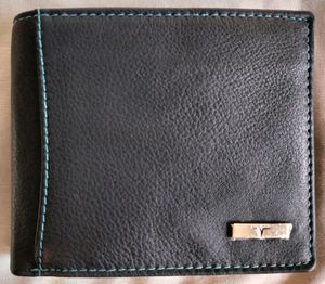 Unused Blue Pure Leather Men&#39;s Wallet