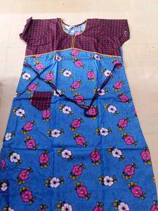 XXL Alia Cut Cotton Maxi Gown