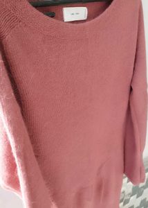 boat neck bodycon woolen dress